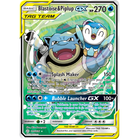 Blastoise & Piplup-GX