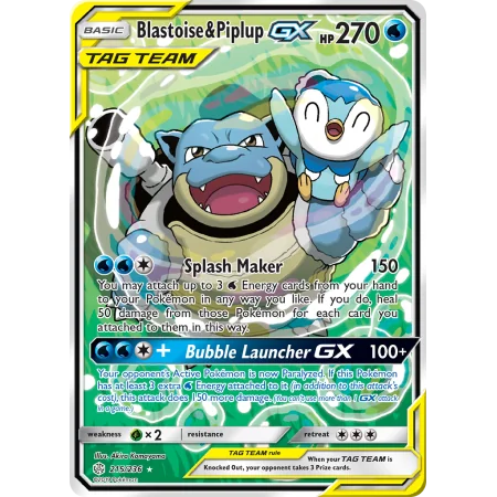 Blastoise & Piplup-GX