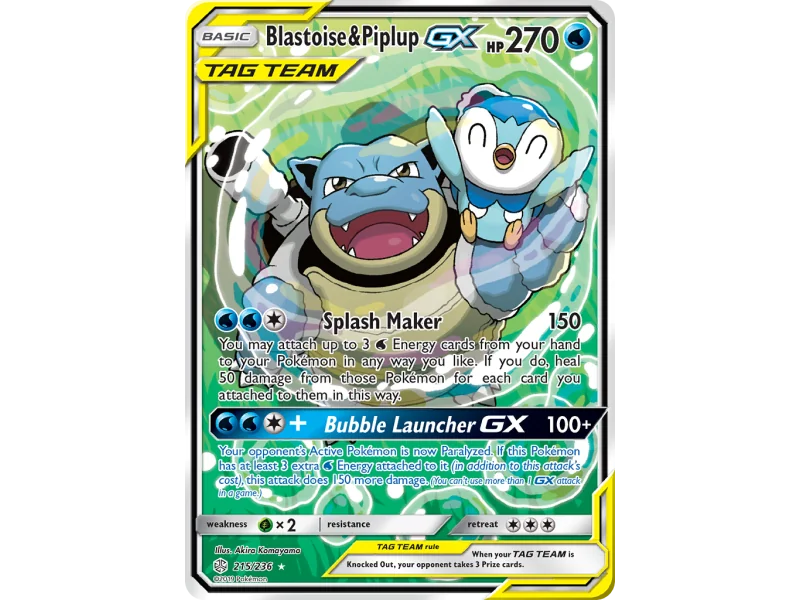 Blastoise & Piplup-GX