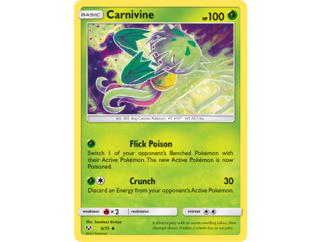 Carnivine (Reverse Holo)