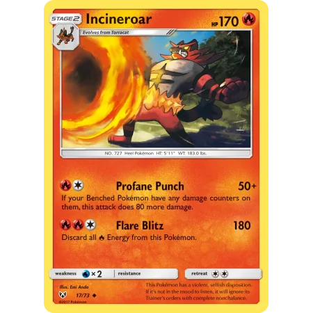 Incineroar (Reverse Holo)