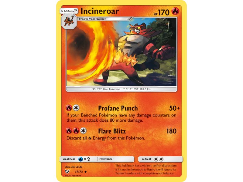 Incineroar (Reverse Holo)