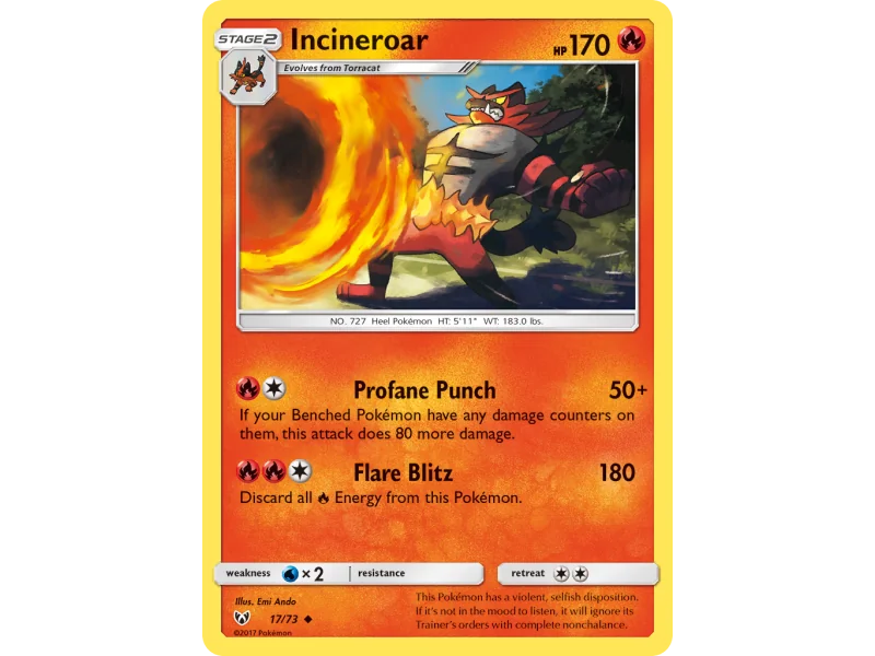 Incineroar (Reverse Holo)