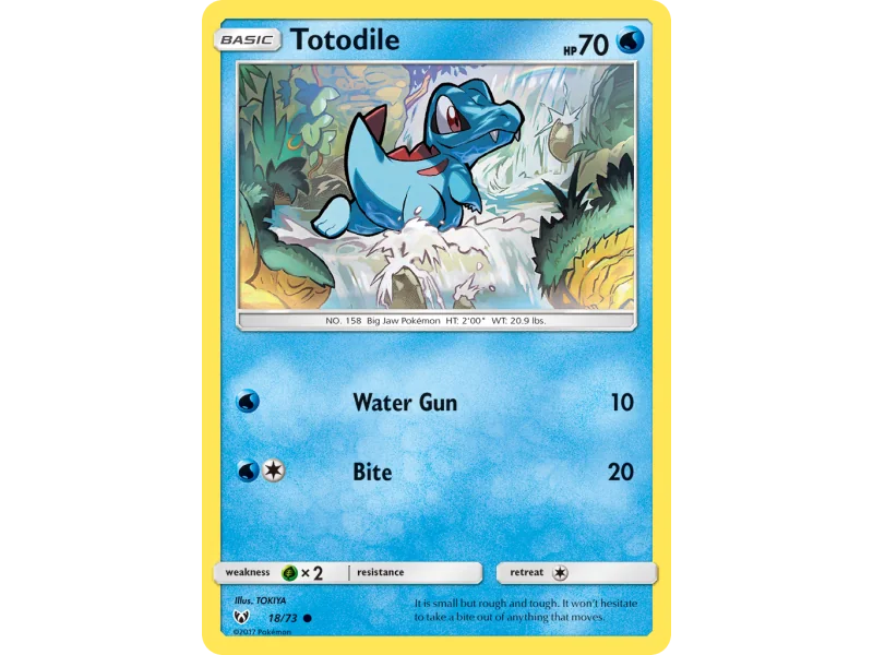 Totodile (Reverse Holo)