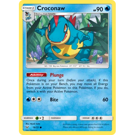 Croconaw (Reverse Holo)