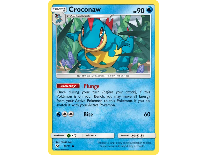 Croconaw (Reverse Holo)