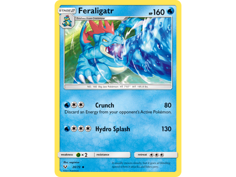 Feraligatr (Reverse Holo)