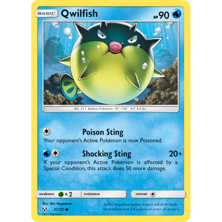 Qwilfish (Reverse Holo)
