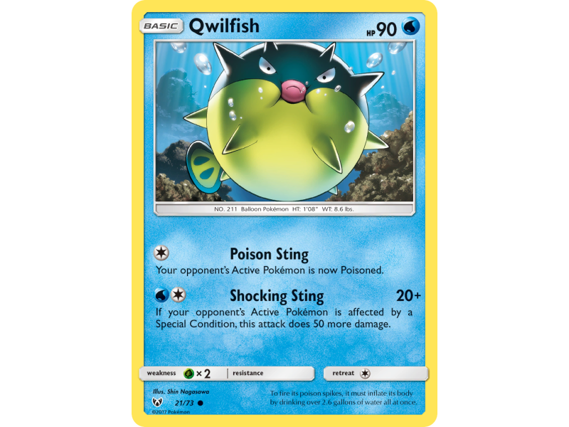 Qwilfish (Reverse Holo)