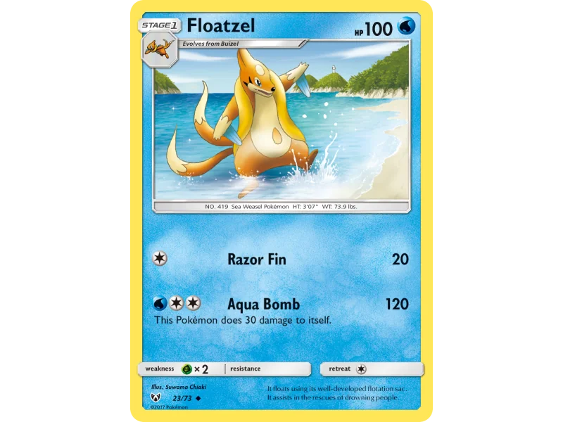 Floatzel (Reverse Holo)