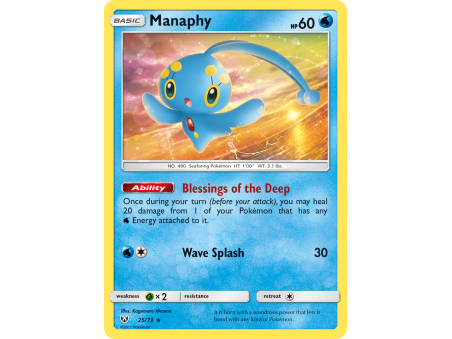 Manaphy (Reverse Holo)
