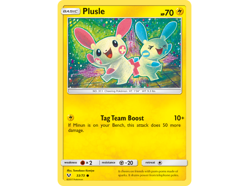 Plusle (Reverse Holo)