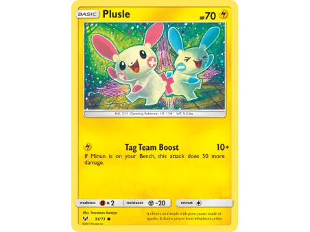 Plusle (Reverse Holo)
