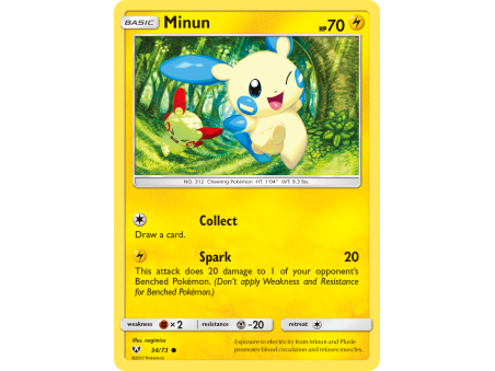 Minun (Reverse Holo)