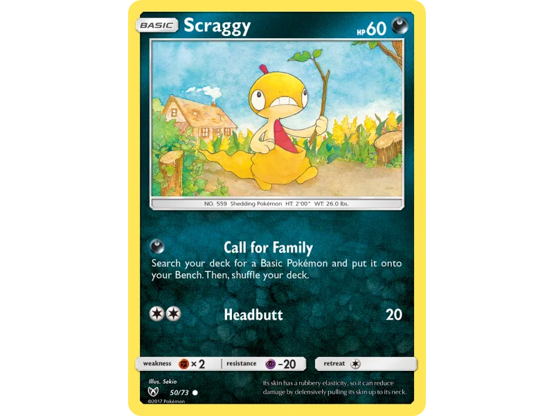 Scraggy (Reverse Holo)