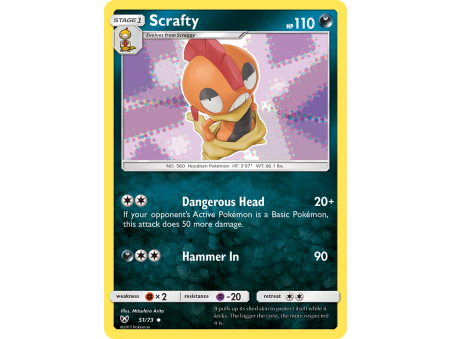 Scrafty (Reverse Holo)