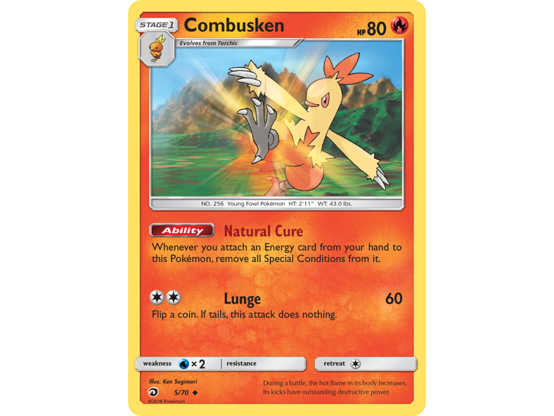 Combusken (Reverse Holo)