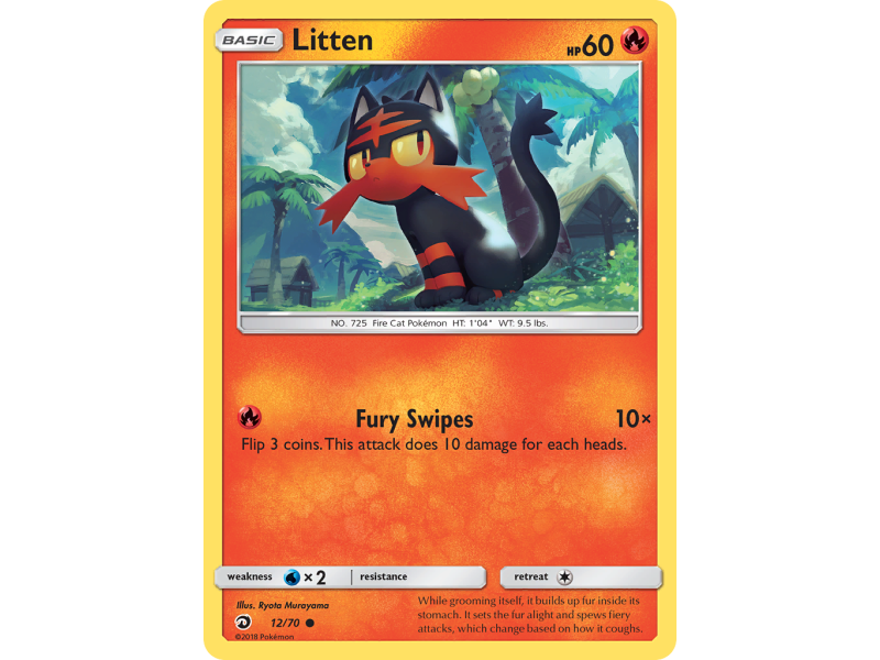 Litten (Reverse Holo)