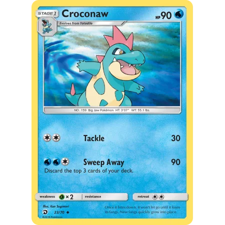 Croconaw (Reverse Holo)
