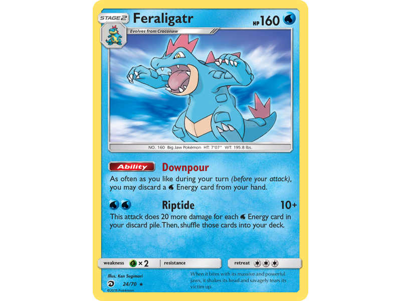 Feraligatr (Reverse Holo)