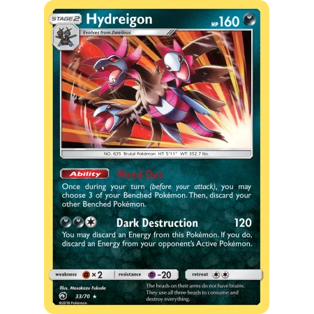 Hydreigon (Reverse Holo)