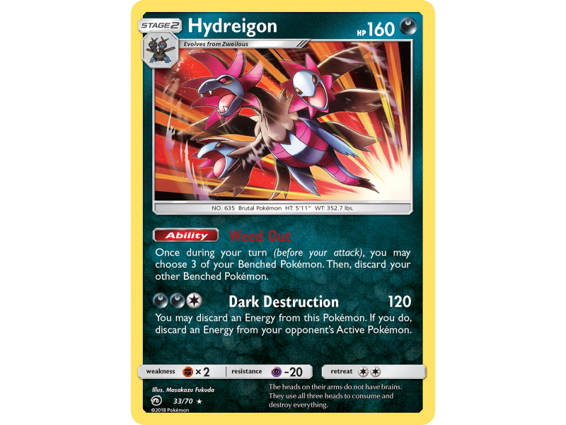 Hydreigon (Reverse Holo)