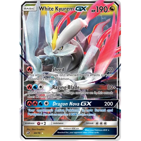 White Kyurem-GX (Holo)