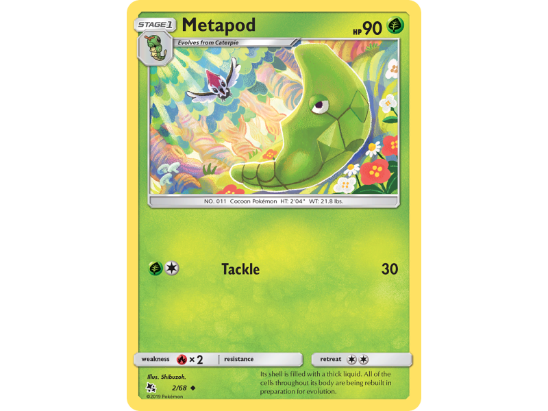 Metapod (Reverse Holo)