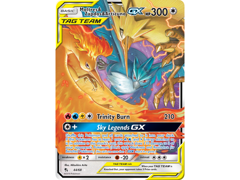 Moltres & Zapdos & Articuno-GX (Holo)