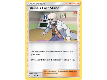 Blaine's Last Stand