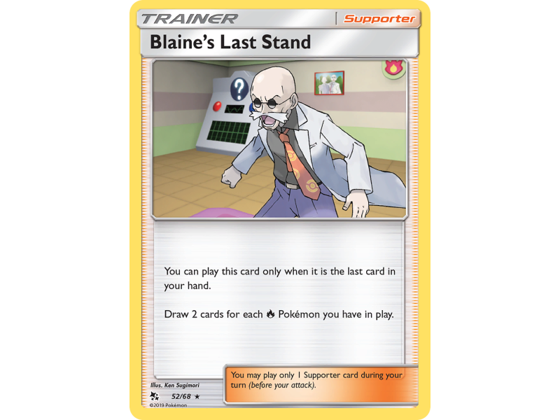 Blaine's Last Stand (Reverse Holo)