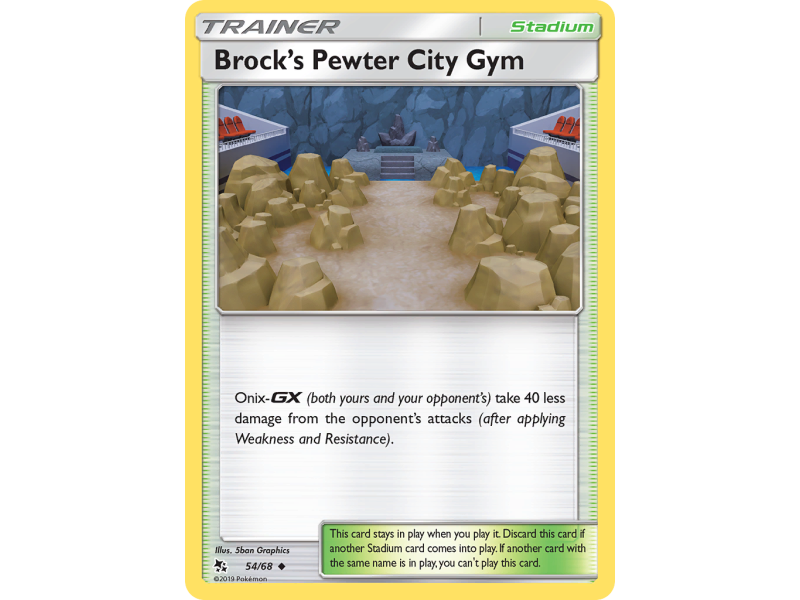 Brock's Pewter City Gym (Reverse Holo)