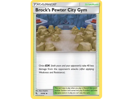 Brock's Pewter City Gym (Reverse Holo)