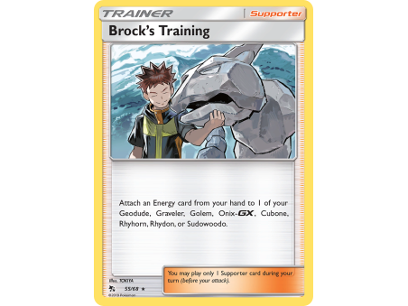 Brock's Training (Reverse Holo)