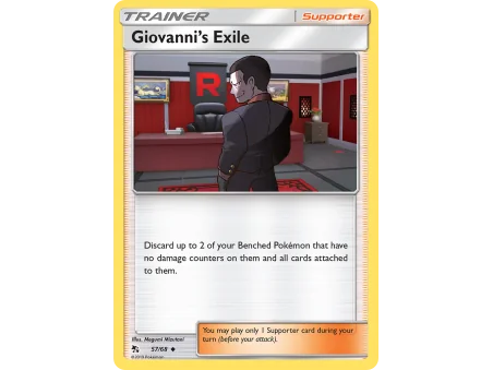 Giovanni's Exile (Reverse Holo)
