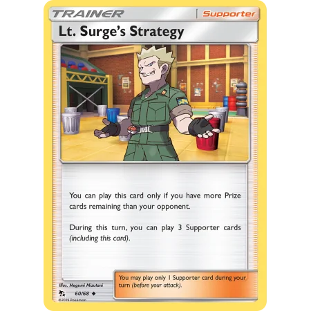 Lt. Surge's Strategy
