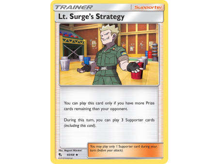 Lt. Surge's Strategy (Reverse Holo)