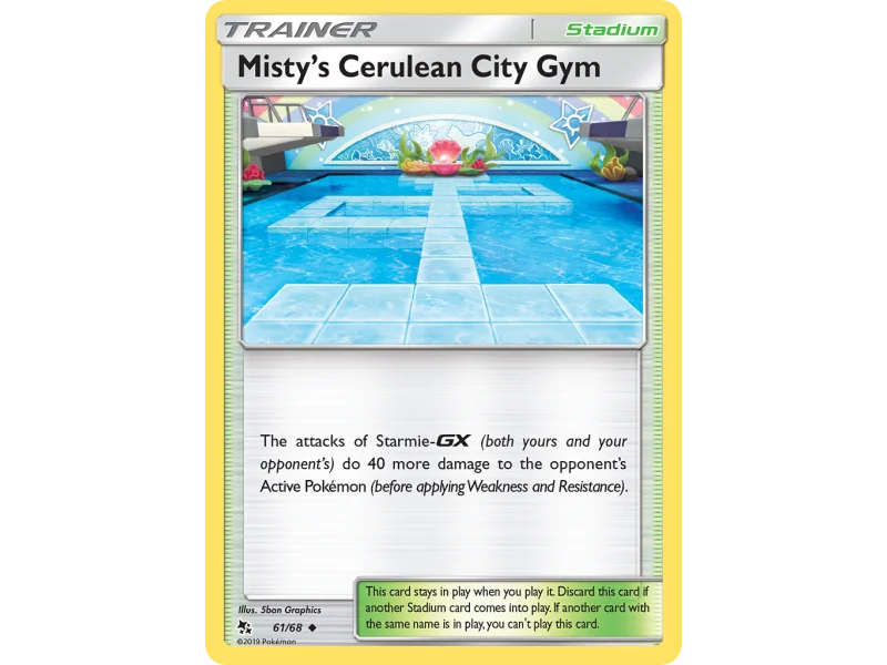 Misty's Cerulean City Gym (Reverse Holo)