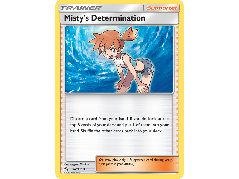 Misty's Determination (Reverse Holo)
