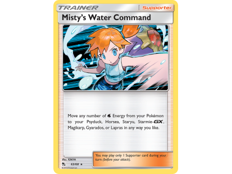 Misty's Water Command (Reverse Holo)