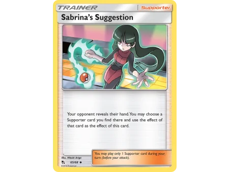 Sabrina's Suggestion