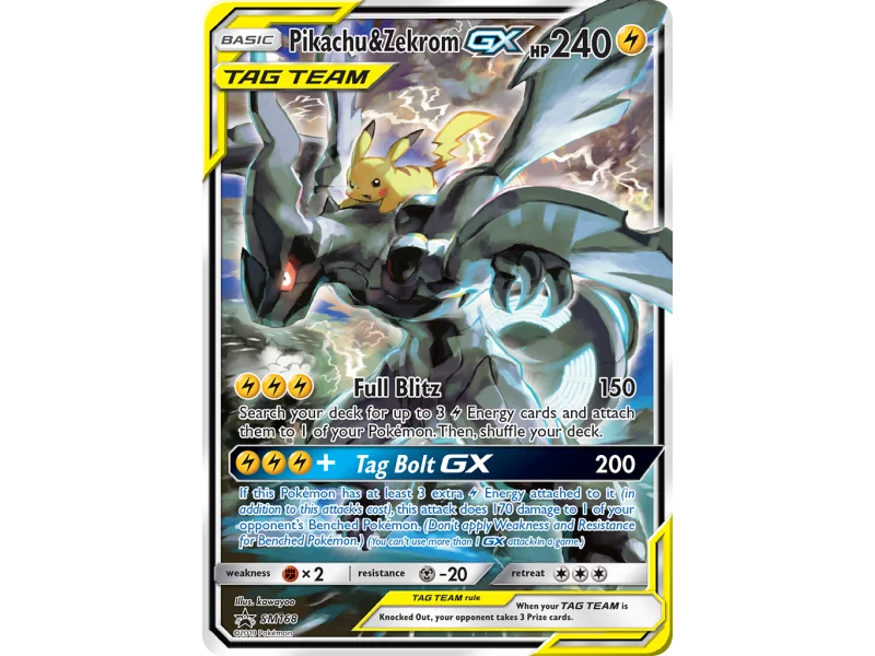Pikachu & Zekrom-GX
