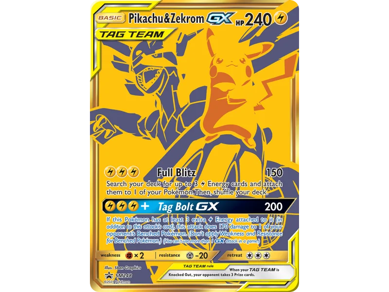 Pikachu & Zekrom-GX