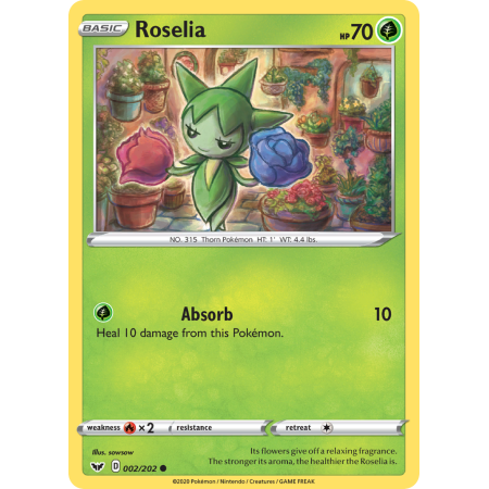 Roselia (Reverse Holo)