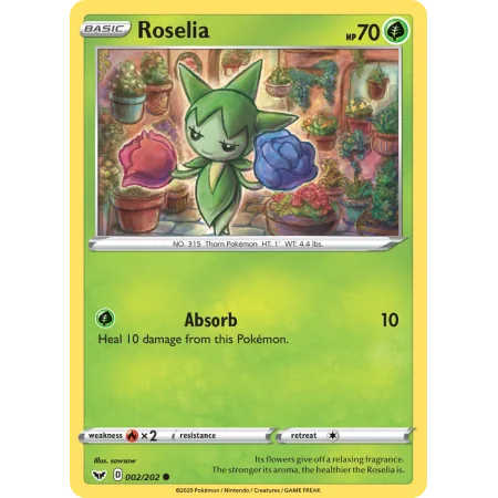 Roselia (Reverse Holo)