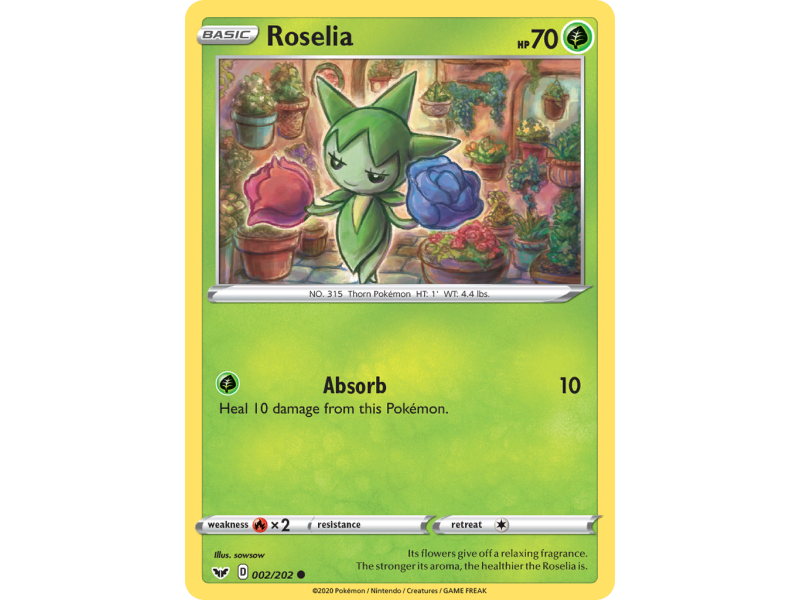 Roselia (Reverse Holo)