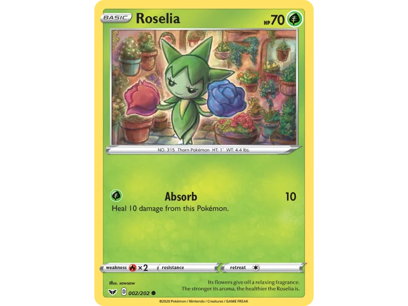 Roselia (Reverse Holo)