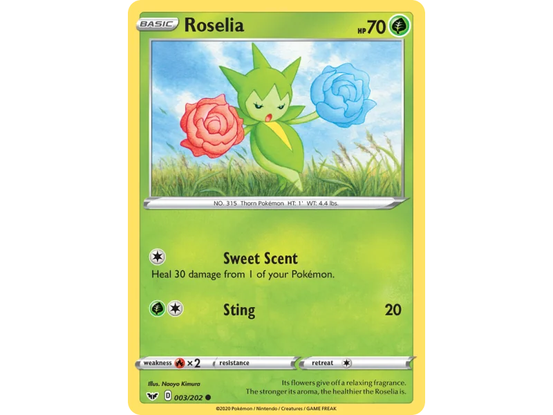 Roselia (Reverse Holo)