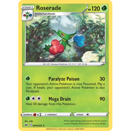 Roserade (Reverse Holo)
