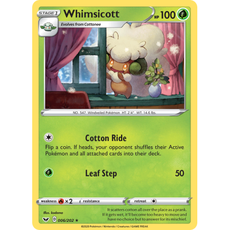 Whimsicott (Reverse Holo)